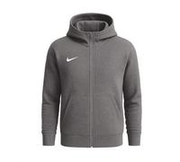 Park 20 Youth Fleece Full Zip Hoodie Charcoal Heather/White