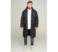 Parka BEHYPE "LONGLINE PUFFER PARKA", Herren, Gr. M, schwarz, 100% Polyester, unifarben, normal, ohne Ausschnitt, Jacken Parka, mit Kapuze (33332233-M) schwarz