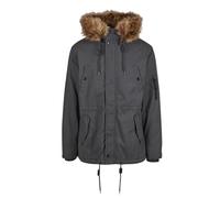 Parka BRANDIT "Brandit Brandit Men Fish Tail Parka", Herren, Gr. XL, antracite, 100% Baumwolle, unifarben, normal, ohne Ausschnitt, Jacken Parka (61258316-XL)