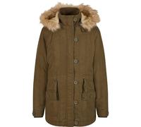 Parka BRANDIT "Brandit Brandit Women Nila Winterparka", Damen, Gr. XS, olive, 100% Baumwolle, unifarben, normal, ohne Ausschnitt, Jacken Parka (54411141-XS) olive
