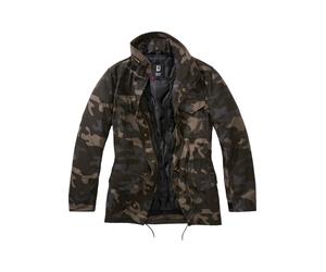 Parka BRANDIT "Brandit Damen Ladies M65 Standard Jacket", Damen, Gr. XL, schwarzcamo, 80% Polyester, 20% Baumwolle, mehrfarbig, normal, ohne Ausschnitt, Jacken Parka (26472219-XL) schwarzcamo