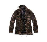 Parka BRANDIT "Brandit Damen Ladies M65 Standard Jacket", Damen, Gr. XXL, schwarzcamo, 80% Polyester, 20% Baumwolle, mehrfarbig, normal, ohne Ausschnitt, Jacken Parka (26472219-XXL) schwarzcamo