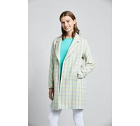 Parka BUGATTI, Damen, Gr. 36, grün (mint), 70% Baumwolle, 25% Polyester, 5% sonstige Fasern, loose fit, Jacken Parka, mit Oversized-Silhouette (87460410-36)