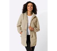 Parka CASUAL LOOKS, Damen, Gr. 38, beige, 100% Polyester, unifarben, Jacken Parka (28858301-38) beige