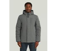 Parka G-STAR "Clean Vodan Padded Hooded Jacke", Herren, Gr. S, grau (gs grau), Obermaterial: 54% Elastomultiester, 46% Polyester, Jacken Parka (60617446-S) gs grau