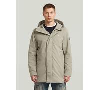 Parka G-STAR "Clean Vodan Parka", Herren, Gr. XS, elephant skin, Obermaterial: 54% Elastomultiester, 46% Polyester, Jacken Parka (30510846-XS) elephant skin