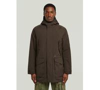 Parka G-STAR "Multipocket Padded Parka", Damen, Gr. XL, deep braun, Obermaterial: 57% Polyester, 43% Polyester, Jacken Parka (67489132-XL) deep braun