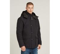 Parka G-STAR "Vodan Padded Hooded Jacke", Herren, Gr. M, dk schwarz, Obermaterial: 54% Elastomultiester, 46% Polyester, Jacken Parka (51243316-M) dk schwarz