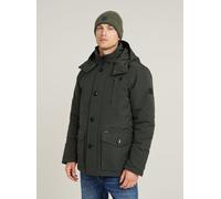 Parka G-STAR "Vodan Padded Hooded Jacket", Herren, Gr. XXL, asfalt, Obermaterial: 54% Elastomultiester, 46% Polyester, Jacken Parka (65843412-XXL) asfalt