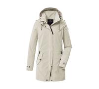 Parka "GS 94 WMN PRK", Damen, Gr. 38, helltaupe, Obermaterial: 100% Polyester;Futter: 100% Polyester, G.I.G.A. DX BY KILLTEC, Jacken Parka, Funktionsparka mit verstellbarer Kapuze und Autolock-Reißver