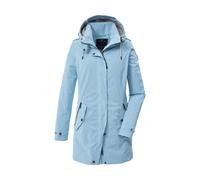 Parka "GS 94 WMN PRK", Damen, Gr. 46, blau, Obermaterial: 100% Polyester;Futter: 100% Polyester, G.I.G.A. DX BY KILLTEC, Jacken Parka, Funktionsparka mit verstellbarer Kapuze und Autolock-Reißverschlu