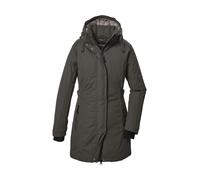 Parka "GW 70 WMN PRK", Damen, Gr. 42, grün (olivgrün), Oberstoff: 88% Polyester, 12% Baumwolle, Futter: 100% Polyester, Wattierung: 100% Polyester, G.I.G.A. DX BY KILLTEC, sportlich, Jacken, Wind- und