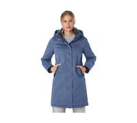 Parka "GW 93 WMN PRK", Damen, Gr. 42, stahlblau, Oberstoff: 100% Polyester, Futter: 100% Polyester, Füllung: 100% Polyester, G.I.G.A. DX BY KILLTEC, Jacken, wasserdicht, atmungsaktiv, 2-Wege-Reißversc