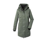 Parka "GW 96 WMN PRK", Damen, Gr. 42, grün (dunkelgrün), Obermaterial: 100% Polyester.Futter: 100% Polyester.Füllung: 100% Polyester, G.I.G.A. DX BY KILLTEC, Jacken Parka, Wind- und wasserdichter Dame