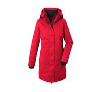 Parka "GW 96 WMN PRK", Damen, Gr. 42, rot, Obermaterial: 100% Polyester.Futter: 100% Polyester.Füllung: 100% Polyester, G.I.G.A. DX BY KILLTEC, Jacken Parka, Wind- und wasserdichter Damenparka mit abn