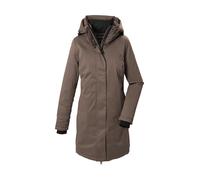 Parka "GW 96 WMN PRK", Damen, Gr. 48, braun (stein), Obermaterial: 100% Polyester.Futter: 100% Polyester.Füllung: 100% Polyester, G.I.G.A. DX BY KILLTEC, Jacken Parka, Wind- und wasserdichter Damenpar