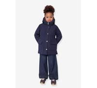 Parka halblang Kinder PETIT BATEAU blau Gr. 140
