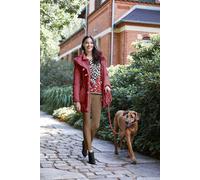 Parka HEINE, Damen, Gr. 40, rot (bordeaux), 90% Polyester, 10% Polyamid, 90% Polyester, 10% Polyamid, Füllung:100% Polyester, unifarben, Jacken Parka (95845846-40) bordeaux