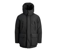 Parka JACK & JONES "JCOSCOPE TECHNICAL PARKA", Herren, Gr. M, schwarz, Web, Obermaterial: 100% Polyester, unifarben, regular fit, Jacken Parka (76778003-M) schwarz
