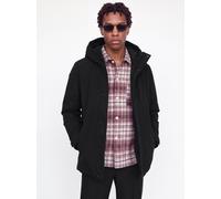 Parka JACK & JONES "JJEKEEN PARKA AW26 SN", Herren, Gr. XXL, schwarz, Web, Obermaterial: 100% Polyester, unifarben, regular fit ca. Mitte Oberschenkel, Windstopperbündchen, Jacken Parka, Kunstfaser, r