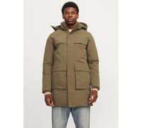 Parka JACK & JONES "JPRBLAWAVE PARKA SN", Herren, Gr. S, blau (sea turtle), Web, Obermaterial: 100% Polyester, unifarben, regular fit, Jacken Parka (49736863-S)