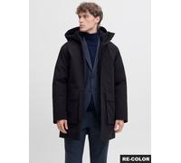 Parka JACK & JONES "JPRCCMOON PARKA SN", Herren, Gr. S, schwarz, Web, Obermaterial: 100% Polyester, unifarben, regular fit, Jacken (33626416-S) schwarz