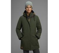Parka KANGAROOS, Damen, Gr. 36, grün (dunkel khaki), Web, Obermaterial: 54% Polyester, 46% Baumwolle. Futter: 100% Polyester. Futter Oberteil: 100% Polyester. Wattierung: 100% Polyester, Fellimitat, u