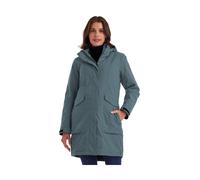 killtec Damen Parka/Mantel wasserdicht mit abzippbarer Kapuze Damen Funktionsparka, blaugrau, 38, 43284-000