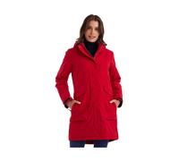 Parka KILLTEC "Damen Funktionsparka", Damen, Gr. 48, rot, Obermaterial: 100% Polyester;Futter: 100% Polyester;Füllung: 100% Polyester, Jacken Parka, Wasserdichter, atmungsaktiver Damenparka mit abnehm