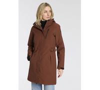 Parka KILLTEC, Damen, Gr. 38, cappucino, Obermaterial: 100% Polyester. Futter: 100% Polyester. Wattierung: 100% Polyester, hoch geschlossener Ausschnitt, mit verstellbarem Klettverschluss, Jacken Park