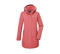 Parka KILLTEC "KOS 30 WMN PRK", Damen, Gr. 40, rot (hellrot), Obermaterial: 100% Polyester;Futter: 100% Polyester, Jacken Parka, Funktionsparka: wasser- und winddicht, atmungsaktiv, abnehmbare Kapuze