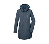 Parka KILLTEC "KOS 30 WMN PRK", Damen, Gr. 46, blau (royalblau), Obermaterial: 100% Polyester;Futter: 100% Polyester, Jacken Parka, Funktionsparka: wasser- und winddicht, atmungsaktiv, abnehmbare Kapu