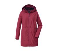 Parka KILLTEC "KOS 35 WMN PRK", Damen, Gr. 38, weinrot, Obermaterial: 100% Polyester;Futter: 100% Polyester, Jacken Parka, Wasser- und winddichter Damenparka, atmungsaktiv, verstellbar (54033450-38) w