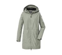 Parka KILLTEC "KOS 35 WMN PRK", Damen, Gr. 40, graugrün, Obermaterial: 100% Polyester;Futter: 100% Polyester, Jacken Parka, Wasser- und winddichter Damenparka, atmungsaktiv, verstellbar (54398563-40) 