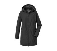Parka KILLTEC "KOS 35 WMN PRK", Damen, Gr. 50, schwarz, Obermaterial: 100% Polyester;Futter: 100% Polyester, Jacken Parka, Wasser- und winddichter Damenparka, atmungsaktiv, verstellbar (14050740-50) s