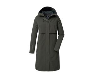 Parka KILLTEC "KOS 46 WMN PRK", Damen, Gr. 42, graugrün, Obermaterial: 100% Polyester;Futter: 100% Polyester, Jacken Parka, Wasserdichter Damenparka, atmungsaktiv, verstellbare Details (67991714-42) g