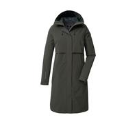 Parka KILLTEC "KOS 46 WMN PRK", Damen, Gr. 42, graugrün, Obermaterial: 100% Polyester;Futter: 100% Polyester, Jacken Parka, Wasserdichter Damenparka, atmungsaktiv, verstellbare Details (67991714-42) g