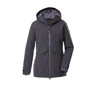 killtec Damen Outdoorparka/Funktionsparka mit Kapuze KOW 16 WMN PRK, metall, 46, 43310-000