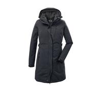 Parka KILLTEC "KOW 165 WMN PRK", Damen, Gr. 38, schwarz, Obermaterial: 100% Polyester;Futter: 100% Polyester;Füllung: 100% Polyester, Jacken Parka, Wasser- und winddichter Parka mit Teddyfleece und ab