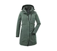 Killtec Parka KOW 165 WMN PRK – wasser- und winddicht, abzippbare Kapuze – Gr. 42, grüngrau
