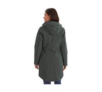 Parka KILLTEC "KOW 165 WMN PRK", Damen, Gr. 44, grün, Obermaterial: 100% Polyester;Futter: 100% Polyester;Füllung: 100% Polyester, Jacken Parka, Wasser- und winddichter Parka mit Teddyfleece und abneh
