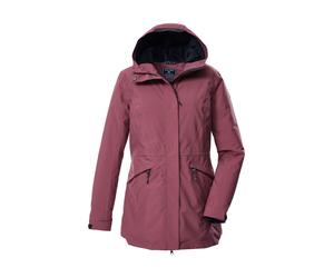 Parka KILLTEC "KOW 19 WMN PRK", Damen, Gr. 46, pflaume, Obermaterial: 100% Polyester.Futter: 100% Polyester.Füllung: 100% Polyester, Jacken Parka, Wasserdichter, atmungsaktiver Damenparka mit verstell