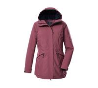 Parka KILLTEC "KOW 19 WMN PRK", Damen, Gr. 48, pflaume, Obermaterial: 100% Polyester;Futter: 100% Polyester;Füllung: 100% Polyester, Jacken Parka, Wasserdichter, atmungsaktiver Damenparka mit verstell