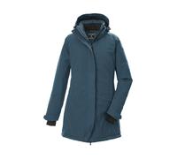 Parka KILLTEC "KOW 20 WMN PRK", Damen, Gr. 42, hellpetrol, Obermaterial: 100% Polyester;Futter: 100% Polyester;Füllung: 100% Polyester, Jacken Parka, Wasser- und winddichter Parka mit regulierbarer Ka