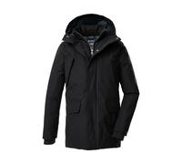 Parka KILLTEC "KOW 234 BYS PRK", Jungen, Gr. 164, schwarz, Obermaterial: 88% Polyester, 12% Baumwolle;Futter: 100% Polyester;Füllung: 100% Polyester, Jacken Parka, Wind- und wasserdichter Kinderparka