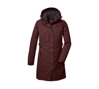 Parka KILLTEC "KOW 303 WMN PRK", Damen, Gr. 40, dunkelrot, Obermaterial: 100% Polyester;Futter: 100% Polyester;Füllung: 100% Polyester, Jacken Parka, Wasserdichter, atmungsaktiver Damenparka mit abneh