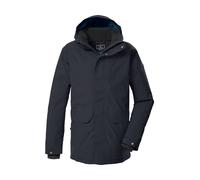 Parka KILLTEC "KOW 85 MN PRK", Herren, Gr. 4XL, schwarz, Obermaterial: 100% Polyester.Futter: 100% Polyester.Füllung: 100% Polyester, Jacken Parka, Wasserdicht, atmungsaktiv, abnehmbare Kapuze, recyce