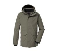 Parka KILLTEC "KOW 85 MN PRK", Herren, Gr. XXL, grün (olivgrün), Obermaterial: 100% Polyester;Futter: 100% Polyester;Füllung: 100% Polyester, Jacken Parka, Wasser- und winddicht, atmungsaktiv, abnehmb