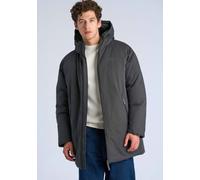 Parka LINDBERGH "Parka Comfort Fit", Herren, Gr. XXL, grau (ink grau), Obermaterial: 63% Baumwolle, 37% Polyamid. Futter: 100% Polyamid. Füllung: 100% Polyester, unifarben, Jacken Parka (60324159-XXL)