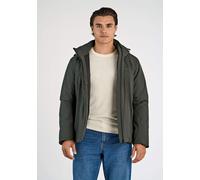 Parka LINDBERGH "Parka Relaxed Fit", Herren, Gr. L, deep army, Obermaterial: 88% Polyester, 12% Elasthan. Futter: 100% Polyester. Füllung: 100% Polyester, unifarben, lässig geschnitten, Jacken Parka (